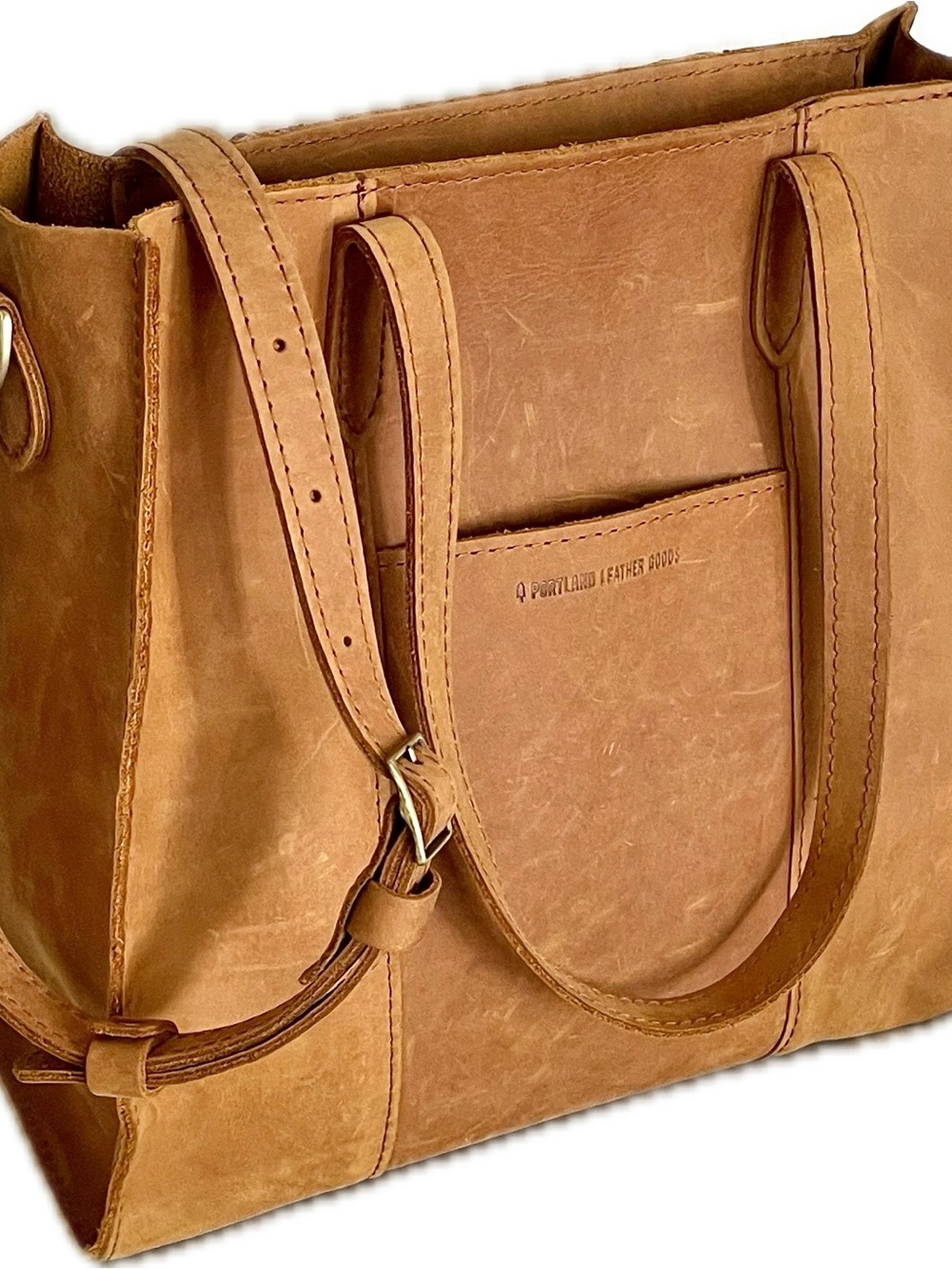 Portland Leather Goods Brushed Leather Lola Crossbody Tote